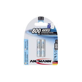 1x2 Ansmann maxE NiMH Akku Micro AAA 800 mAh 5030982 