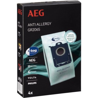 AEG Staubsaugerbeutel GR 206S Staubbeutel Anti-Allergy 