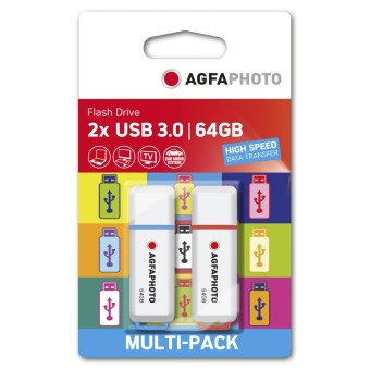 Agfa Photo USB-Stick USB 3.2 Gen 1 64GB Color Mix MP2 