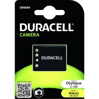 Duracell Akku Li-Ion 700mAh für Olympus Li-40B/Nikon EN-EL10 