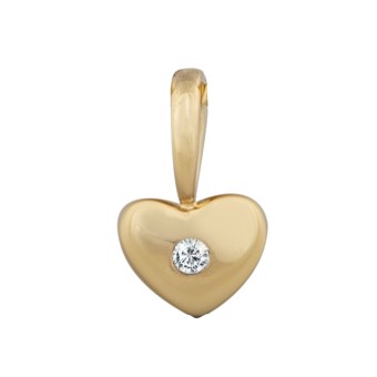 Orolino Anhänger 585 Gold Herz-Motiv mit Brillant 0,01ct. 