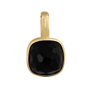 Orolino Anhänger 585 Gold mit Onyx 6x6mm 