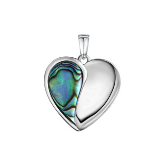 Anhänger 925-Sterling Silber rhodiniert Abalone 