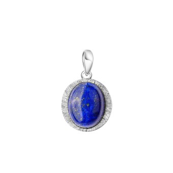 Anhänger 925-Sterling Silber rhodiniert Lapislazuli 