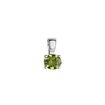 Anhänger 925-Sterling Silber rhodiniert Peridot 