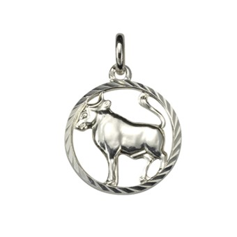 Anhänger 925/- Sterling Silber Sternzeichen Stier 