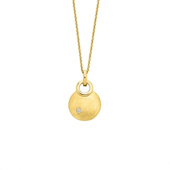 Orolino Anhänger mit Kette 585/- Gelbgold Brillant 