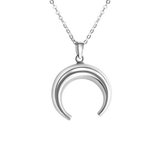 Anhänger mit Kette 925-Sterling Silber weiss 