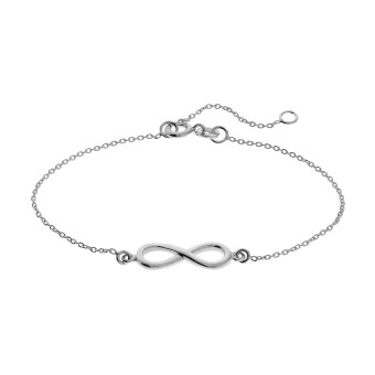 Armband 925/- Sterling Silber Infinity 