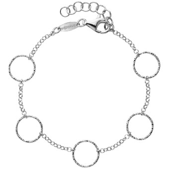 Armband 925/- Sterling Silber rhodiniert  19,5 cm 