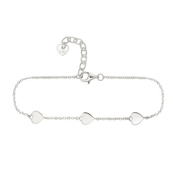 CAI Armband 925 Sterling Silber rhodiniert Herz 