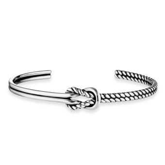 Armband 925/- Sterling Silber rhodiniert Knoten 