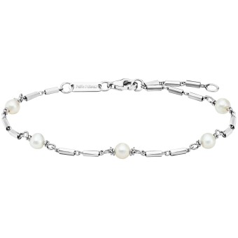 Julie Julsen Armband 925/- Sterling Silber rhodiniert Süßwasserperlen 