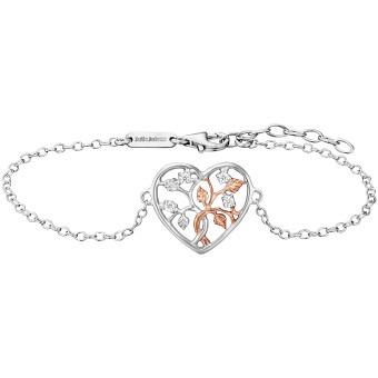 Julie Julsen Armband 925/- Sterling Silber  teils rosé vergoldet Zirkonia 