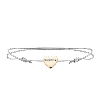 CAI Armband 925/- Sterling Silber vergoldet Herz 