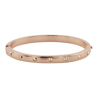 Buckley London Armschmuck Messing rosévergoldet mit Kristallen 