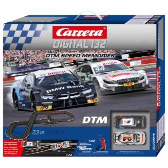 Carrera Autorennbahn Digital 132 DTM Speed Memories 20030015 