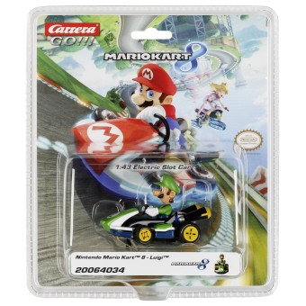 Autorennbahn Fahrzeug GO!!! 20064034 Nintendo Mario Kart 8 - Luigi 