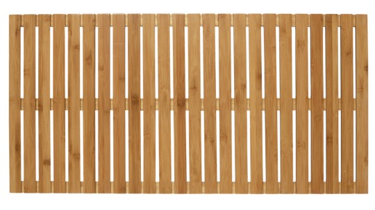 Baderost Indoor & Outdoor Bambus, 100 x 50 cm, für Dusche, Bad & Pool 