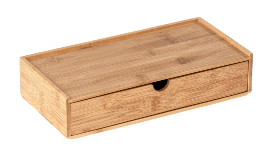 Bambus Box Terra mit Schublade, versteckte Aufbewahrungsmöglichkeit 