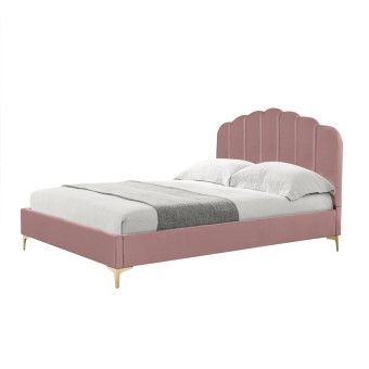 HTI-Living Bett 140 x 200 cm Yoris Pink 