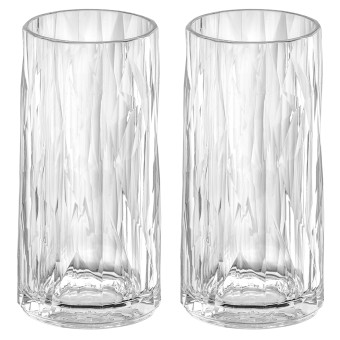 Koziol Bierglas 300 ml 2er-Set CLUB No. 8 