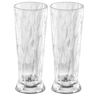 Koziol Bierglas 500 ml 2er-Set CLUB No. 11 