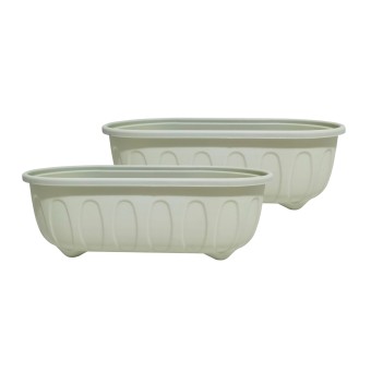 HTI-Living Blumenkasten Nessa Pastell 2er-Set 