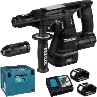 Makita Bohrhammer DHR243RTJB Akku-Kombihammer 