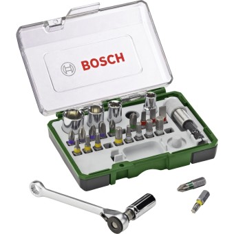 Bosch Werkzeugset Prom 27-tlg. Schrauberbit- u.Ratschen-Set 