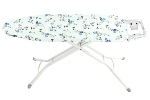 Maximex Bügeltischbezug Keramik M Floral Blau, bis 126 x 41 cm einsetzbar 