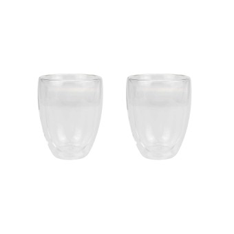 Neuetischkultur Café au Lait-Glas doppelwandig 350 ml 2er-Set Jamila 