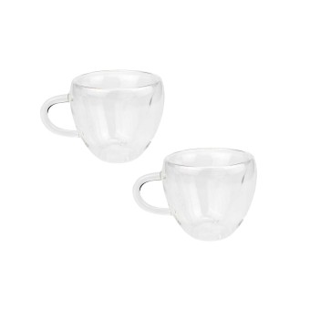 Neuetischkultur Café Crème-Glas doppelwandig 240 ml 2er-Set Hila 