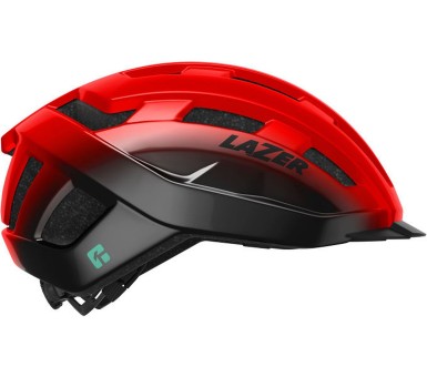 Lazer City-Helm Codax KinetiCore schwarz-rot