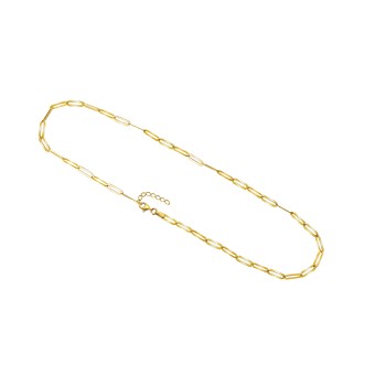 Collier 375/- Gelbgold Gliederkette glanz 43,5 cm 