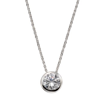 Collier 925 Silber Zirkonia 