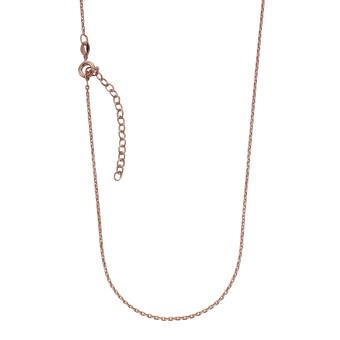 ZEEme Basic Collier 925/- Sterling Silber Ankerkette 41+5cm 