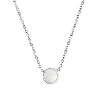 Collier 925-Sterling Silber rhodiniert 