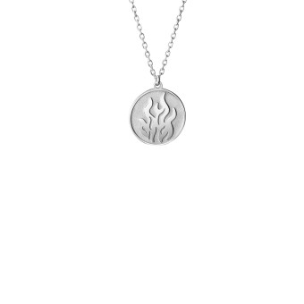 Collier 925-Sterling Silber rhodiniert 