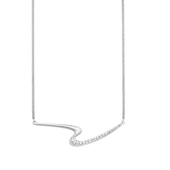 CAI Collier 925/- Sterling Silber rhodiniert Topas 