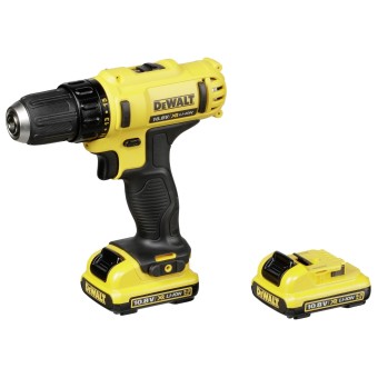 DeWalt DCD710D2-QW 10,8V 2x 2 Ah Akku-Bohrschrauber + Koffer 