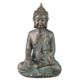 formano Dekofigur Skulptur Buddha Bronze 