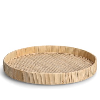 HTI-Living Dekotablett Rattan rund 