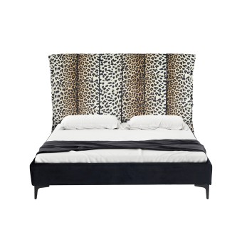 HTI-Living Doppelbett 140 x 200 cm Roxbury Leoprint 