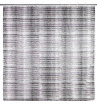 Wenko Duschvorhang Leblon, Textil (Polyester), 180 x 200 cm, waschbar 