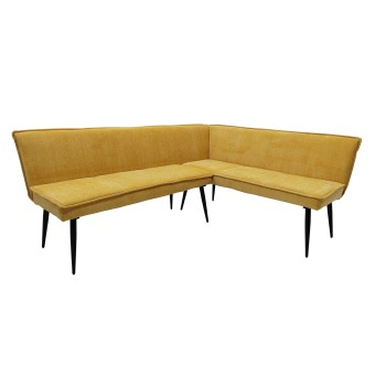 HTI-Living Eckbank 195 x 154 cm Mesilla Gelb 