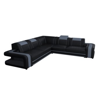 HTI-Living Ecksofa Cerik Schwarz 