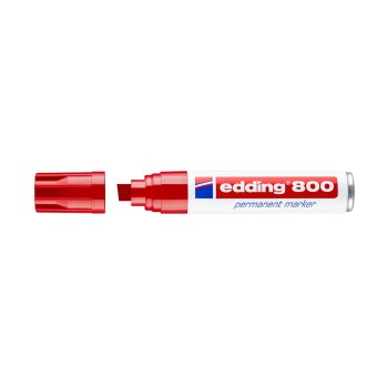 Edding Permanent-Marker Keilspitze 4-12 mm edding 800 Rot