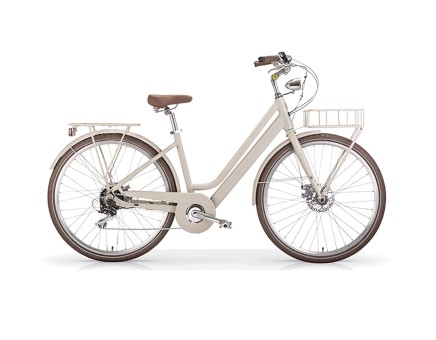 MBM Elektro-Citybike LA RUE 2.0, matt hemp 