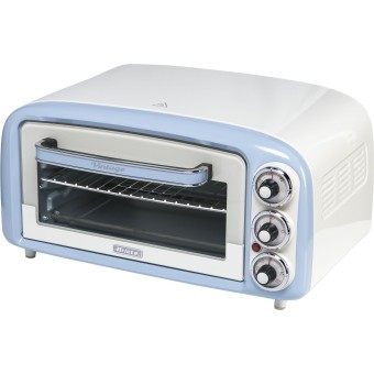 Ariete Elektrogrill Vintage Mini-Ofen, blau 